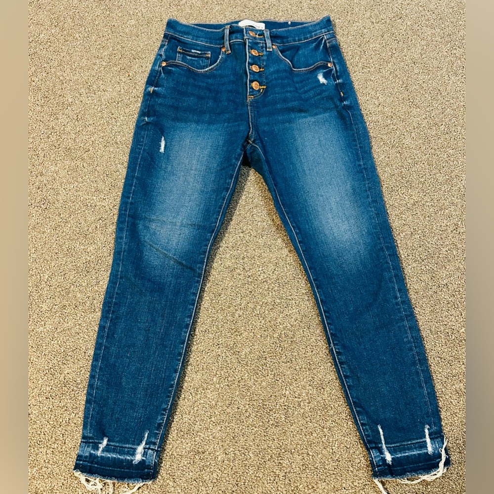 Loft Jeans High waist skinny Crop